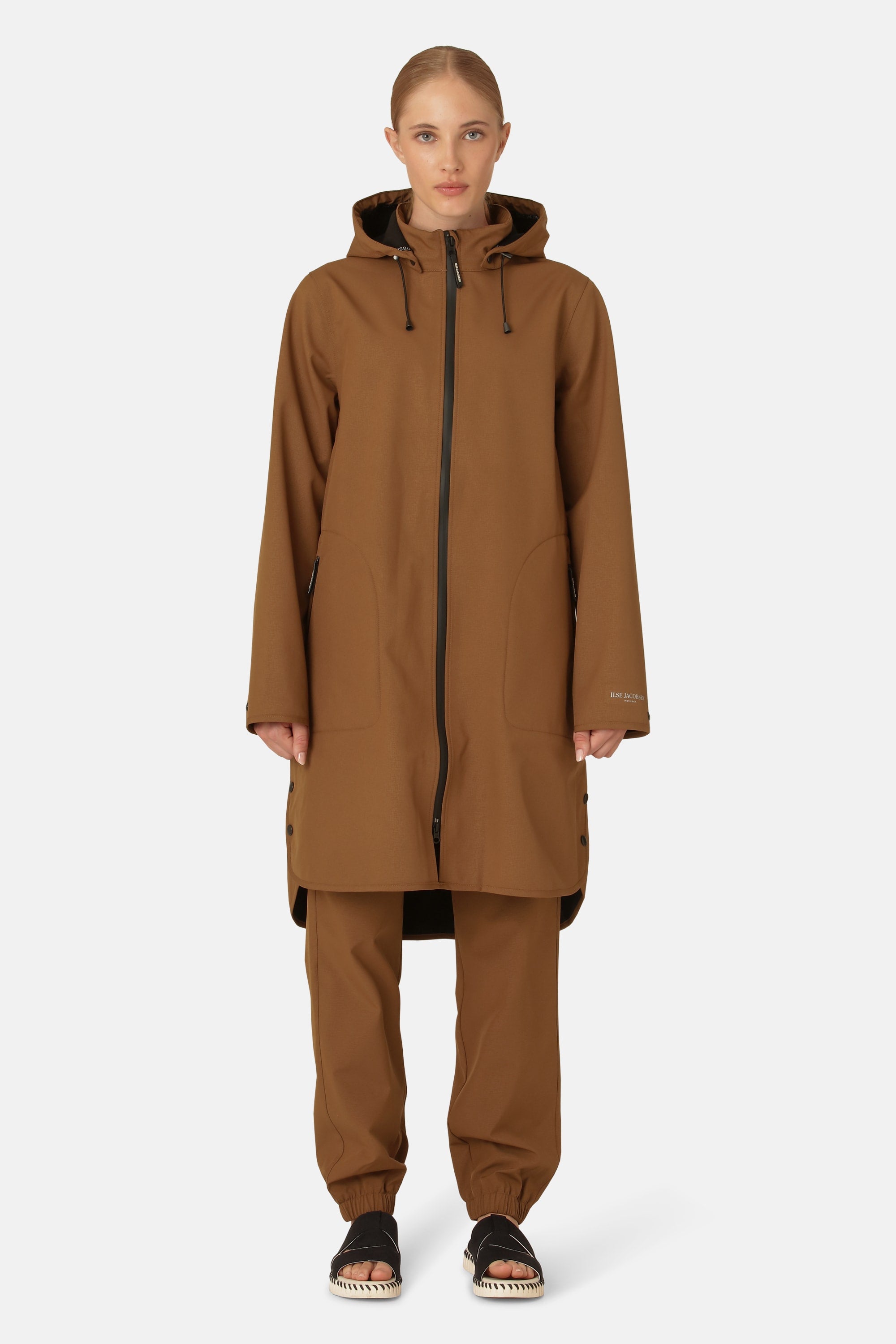 Softshell Regnjakke A-fasong - Walnut
